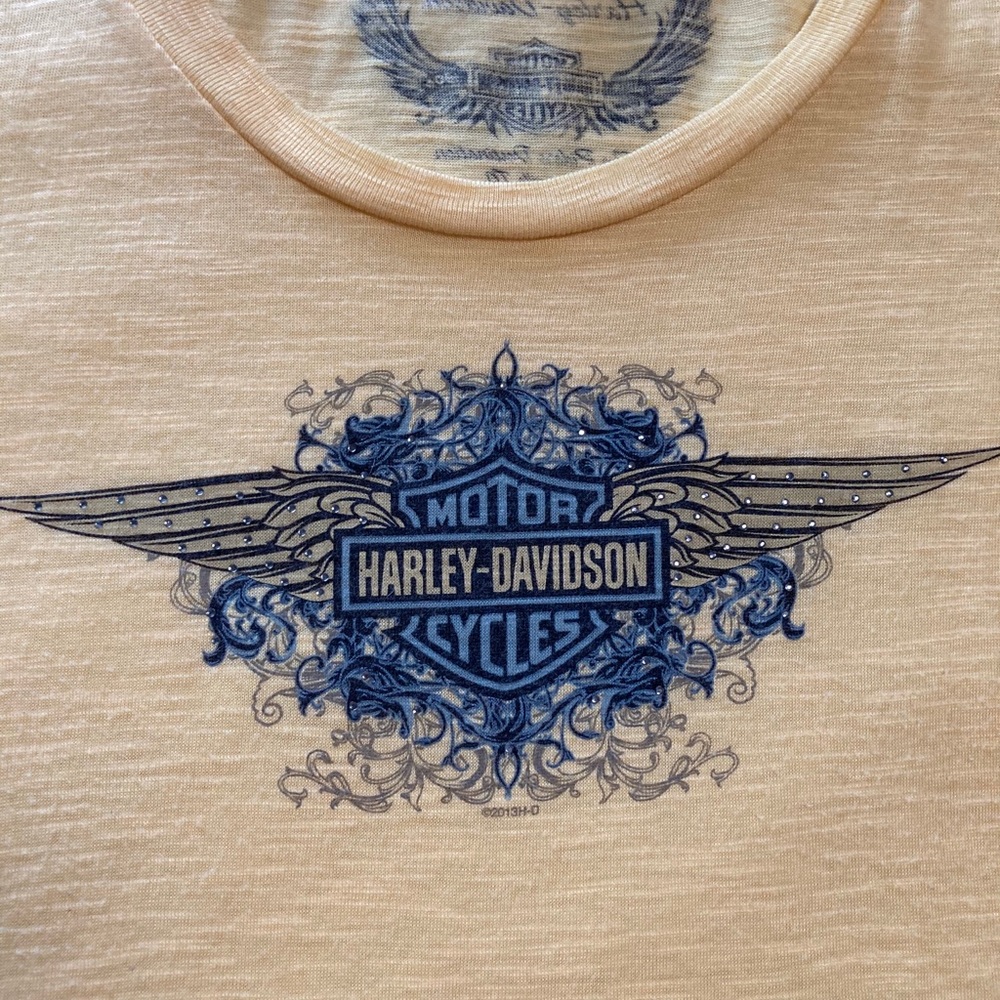 SOLD - Harley-Davidson Embellished Burnout - Picture 3 of 9